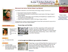 Tablet Screenshot of kagyubuddhist.org